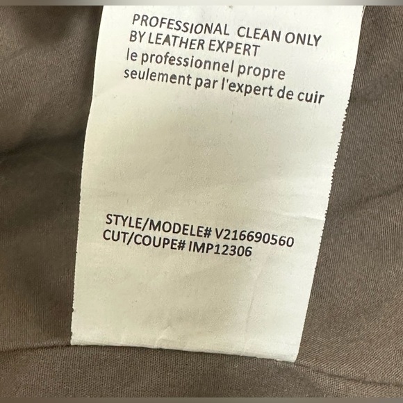 Vince Cargo Zip Lambskin Leather Jacket Gray Green Sz. Women’s XS - Picture 8 of 8